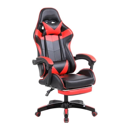 Cadeira Gamer Reclinável Preta e Vermelha